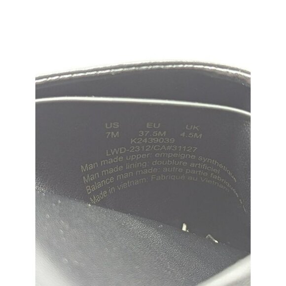 NWOB DKNY Women's Doretta Black Square Toe Slide Sandals Size 7 (MSRP $120) - Picture 9 of 9